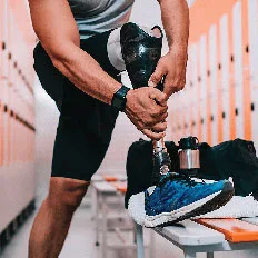 Lower extremity prosthetic fitting